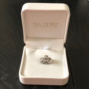 Na Hoku Sterling Silver Maile Leaf Bead